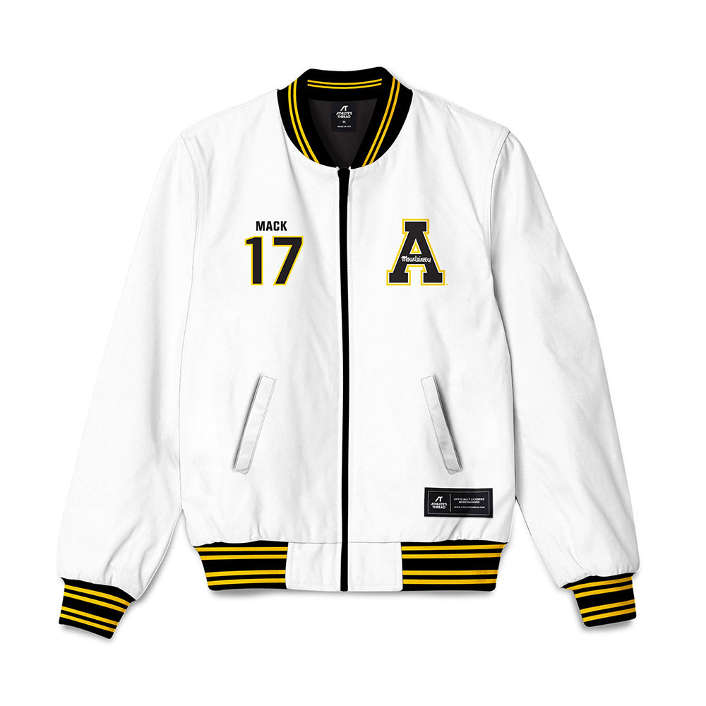App State - NCAA Football : Jatorian Mack - Bomber Jacket-0