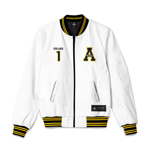 App State - NCAA Football : Shawn Collins - Bomber Jacket-0