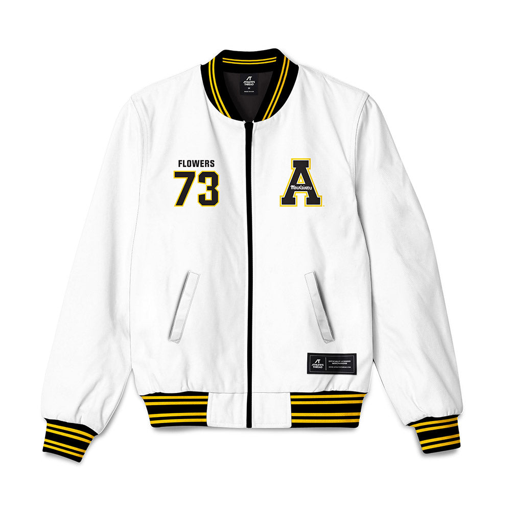 App State - NCAA Football : Will Flowers - Bomber Jacket-0