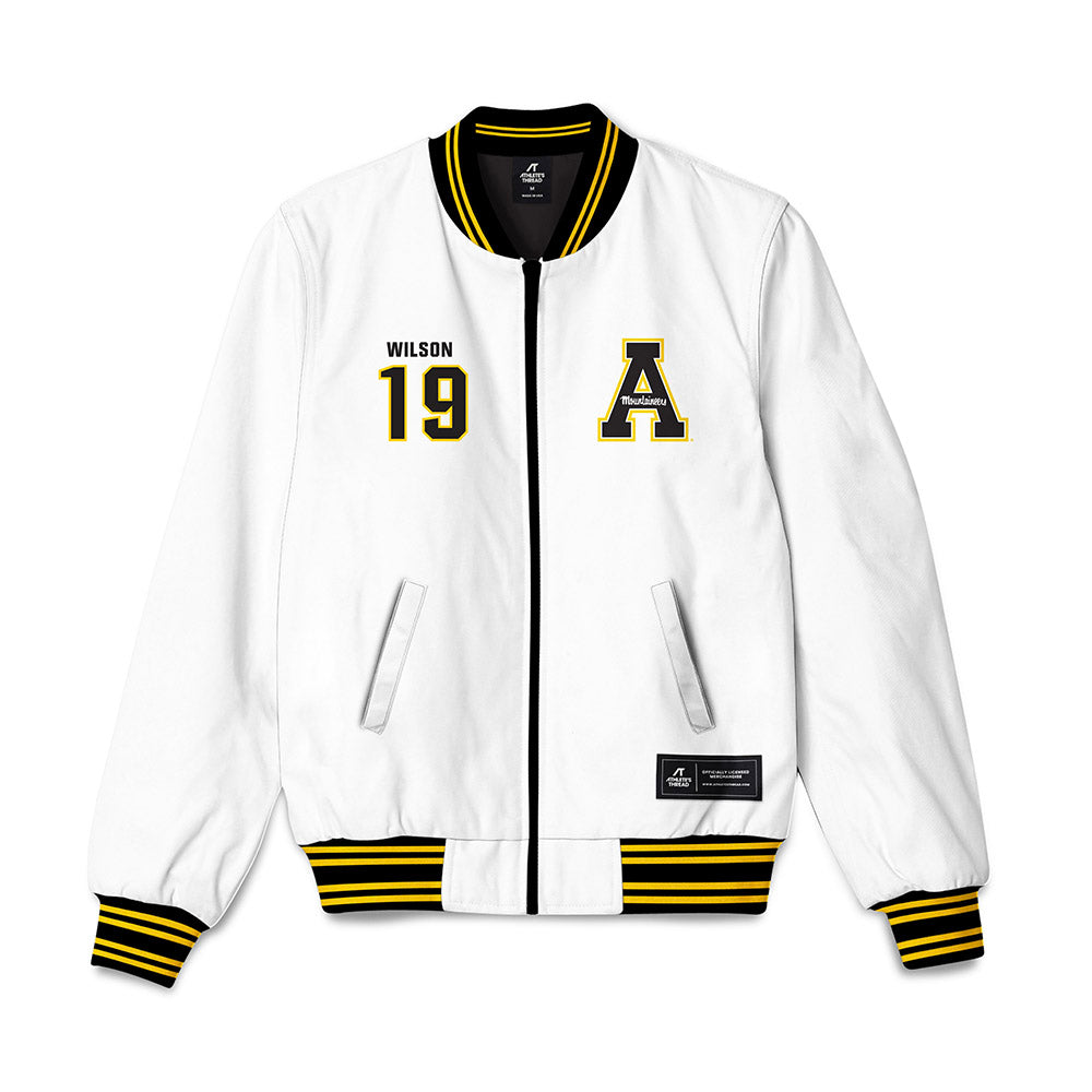 App State - NCAA Baseball : Bradley Wilson - Bomber Jacket