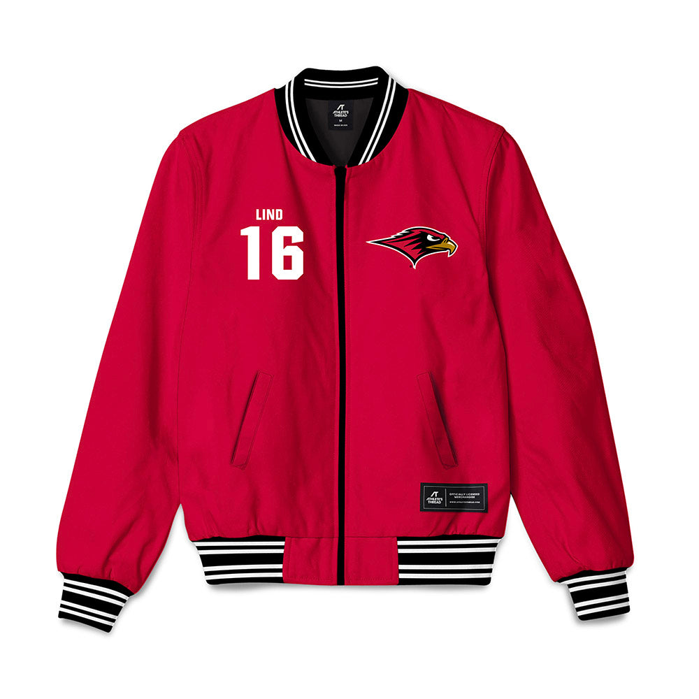Seattle - NCAA Baseball : Jackson Lind - Bomber Jacket-0