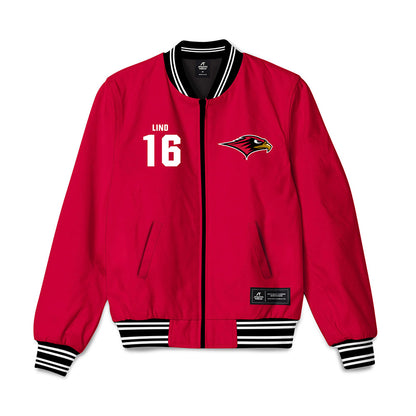Seattle - NCAA Baseball : Jackson Lind - Bomber Jacket-0