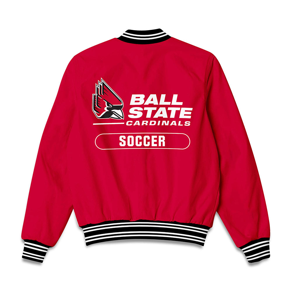Ball State - NCAA Women's Soccer : abby jenkins - Bomber Jacket
