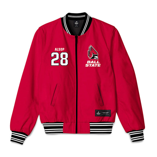 Ball State - NCAA Women's Soccer : Grace Alsop - Bomber Jacket