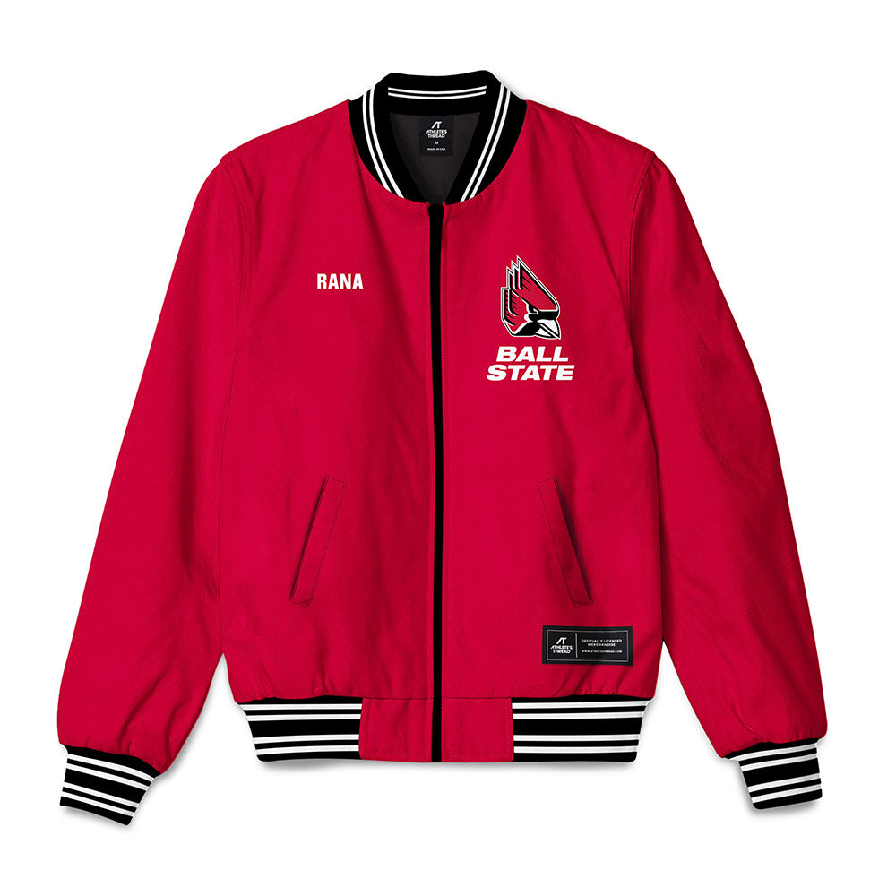 Ball State - NCAA Women's Tennis : Priyanka Rana - Bomber Jacket-0