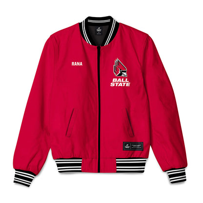 Ball State - NCAA Women's Tennis : Priyanka Rana - Bomber Jacket-0