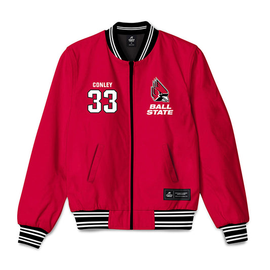 Ball State - NCAA Football : Darin Conley - Bomber Jacket-0