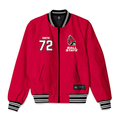 Ball State - NCAA Football : Cody Smith - Bomber Jacket-0