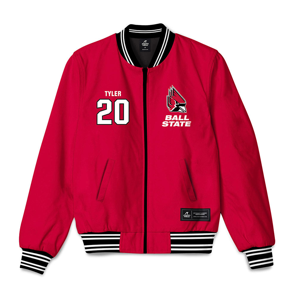 Ball State - NCAA Women's Volleyball : Carson Tyler - Bomber Jacket-0