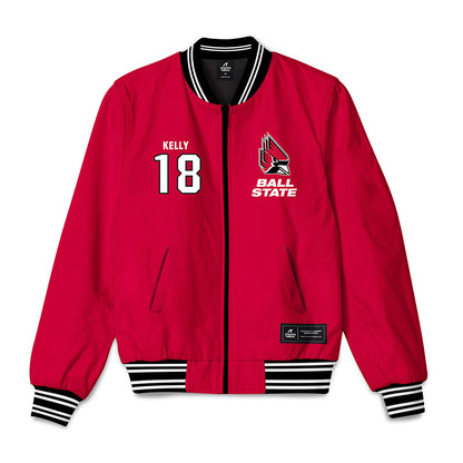 Ball State - NCAA Football : Kiael Kelly - Bomber Jacket