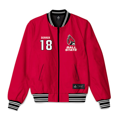 Ball State - NCAA Football : Bodie Derrer - Bomber Jacket-0