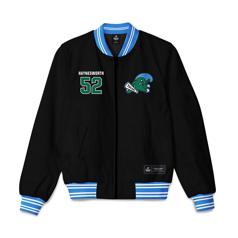 Tulane - NCAA Football : Sincere Haynesworth - Bomber Jacket