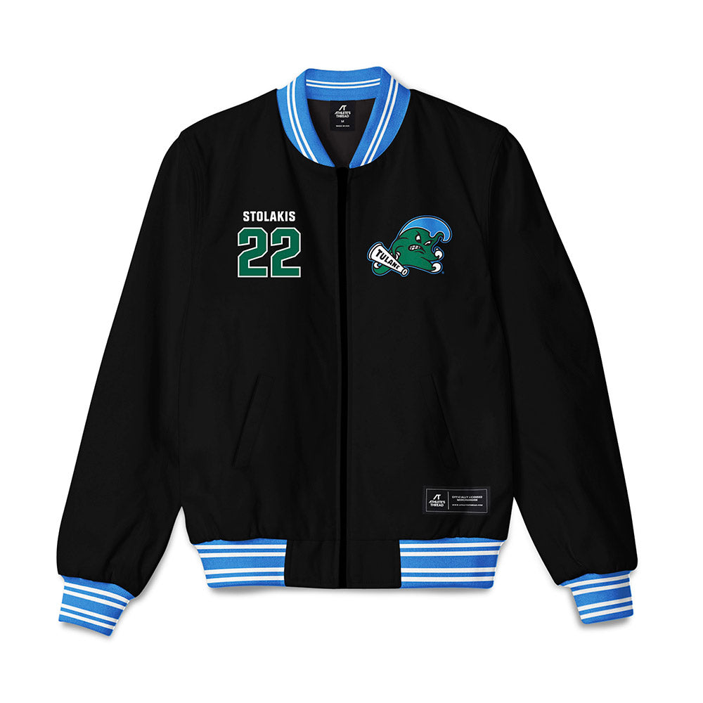 Tulane - NCAA Women's Bowling : Mia Stolakis - Bomber Jacket