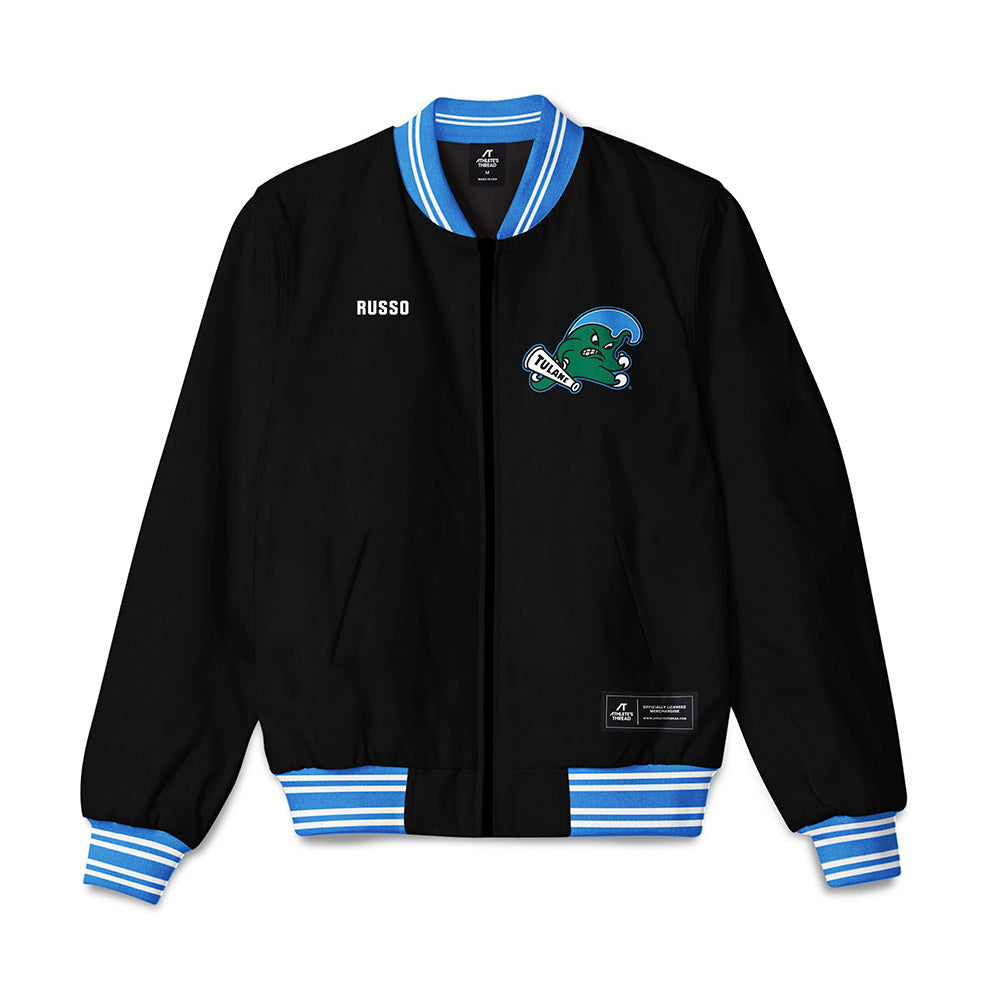 Tulane - NCAA Women's Swimming & Diving : Catherine Russo - Bomber Jacket-0