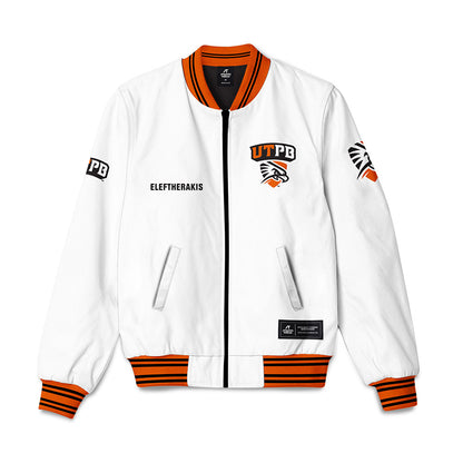 UTPB - NCAA Men's Swimming & Diving : Leo Eleftherakis - Bomber Jacket-0