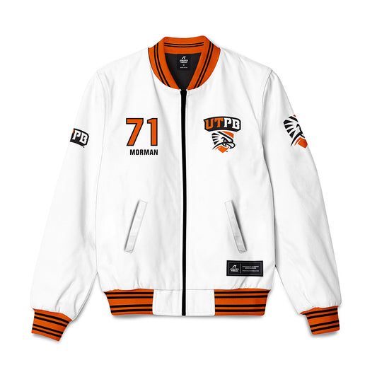 UTPB - NCAA Football : Caleb Morman - Bomber Jacket-0