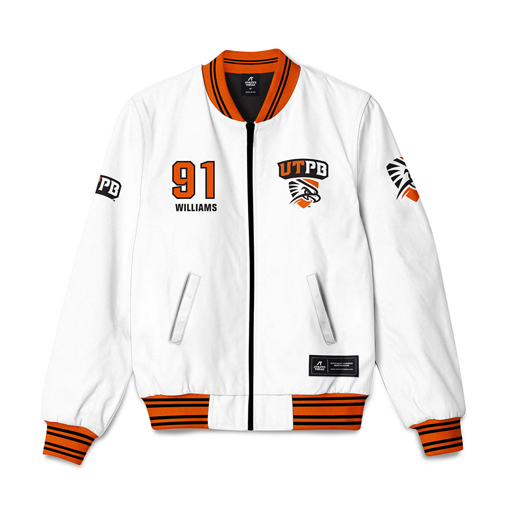 UTPB - NCAA Football : Austin Williams - Bomber Jacket