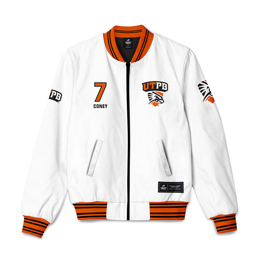 UTPB - NCAA Football : Kharel Coney - Bomber Jacket-0