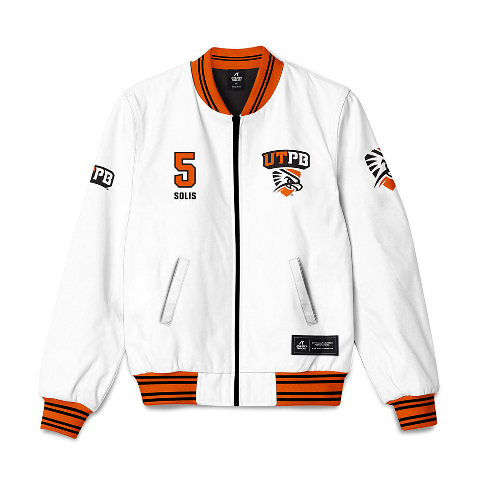 UTPB - NCAA Women's Basketball : Madyson Solis - Bomber Jacket-0