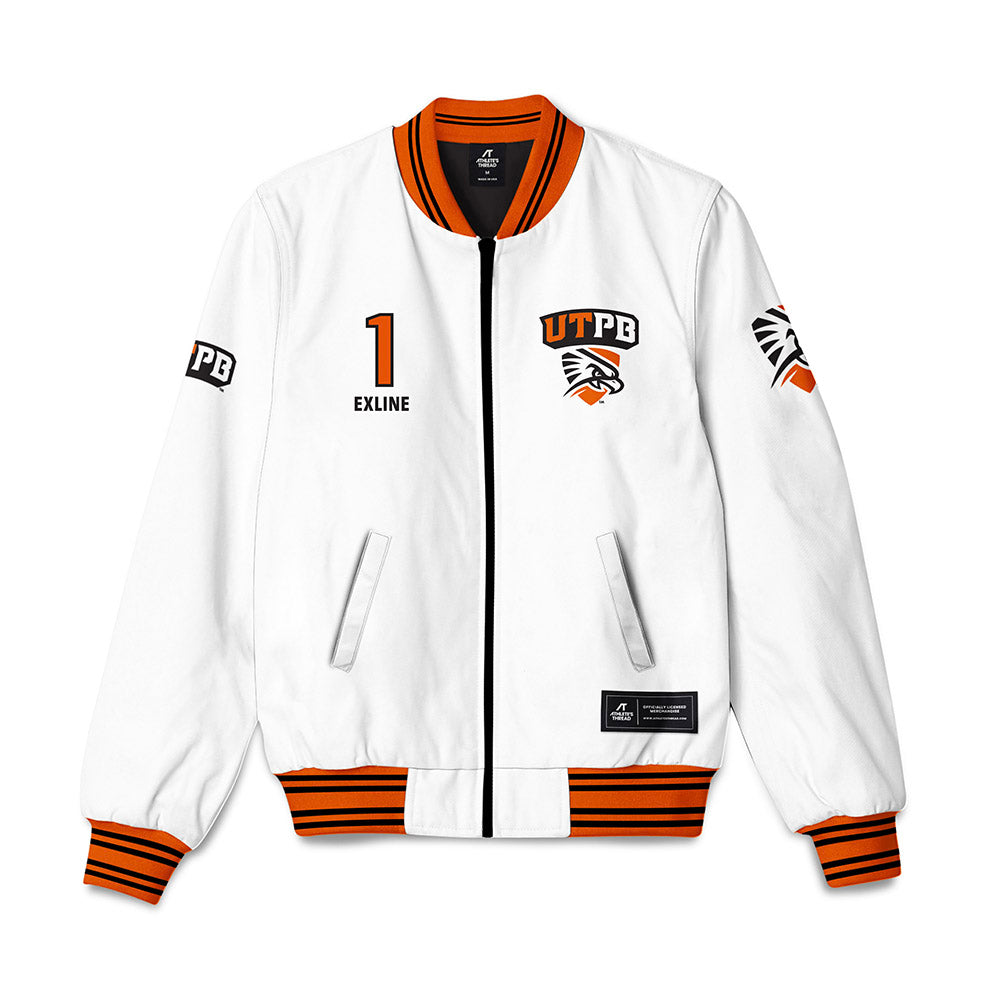 UTPB - NCAA Football : Tristan Exline - Bomber Jacket-0