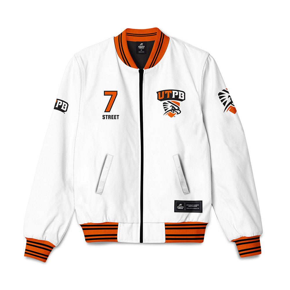 UTPB - NCAA Football : Dequan Street -  Bomber Jacket
