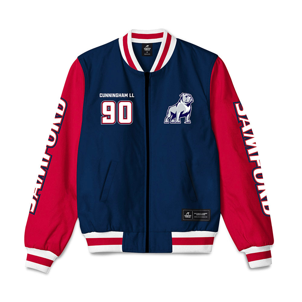 Samford - NCAA Football : Conroy Cunningham ll - Bomber Jacket-0