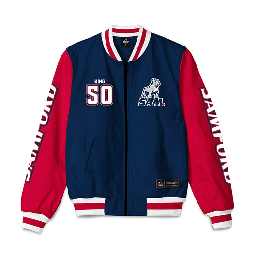 Samford - NCAA Football : Darrian King - Bomber Jacket