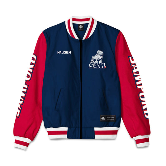 Samford - NCAA Men's Track & Field : William Malcolm - Bomber Jacket