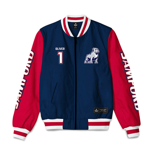 Samford - NCAA Football : Ryan Oliver - Bomber Jacket-0