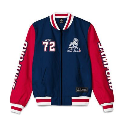 Samford - NCAA Football : Josh Lovett - Bomber Jacket