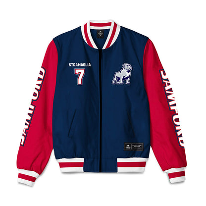 Samford - NCAA Men's Basketball : Paul Stramaglia - Bomber Jacket-0