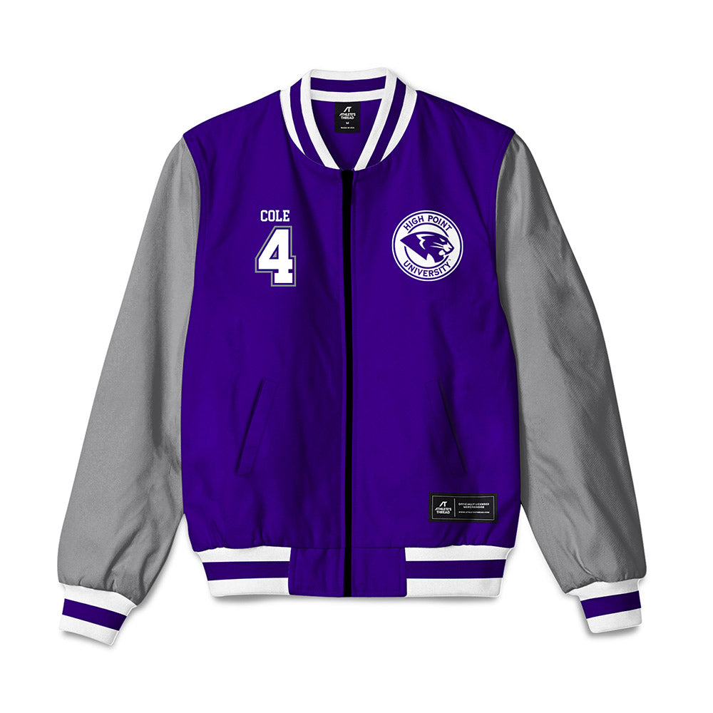 High Point - NCAA Women's Basketball : Sanai Cole - Bomber Jacket-0