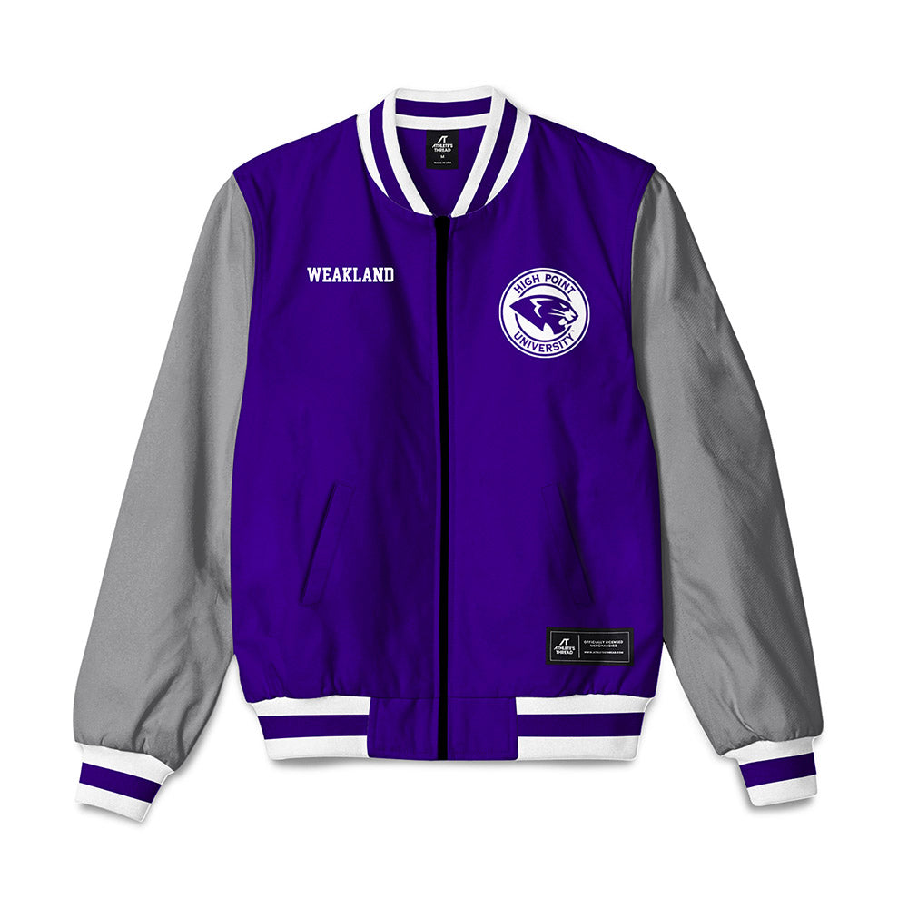 High Point - NCAA Men's Track & Field : Jake Weakland - Bomber Jacket-0