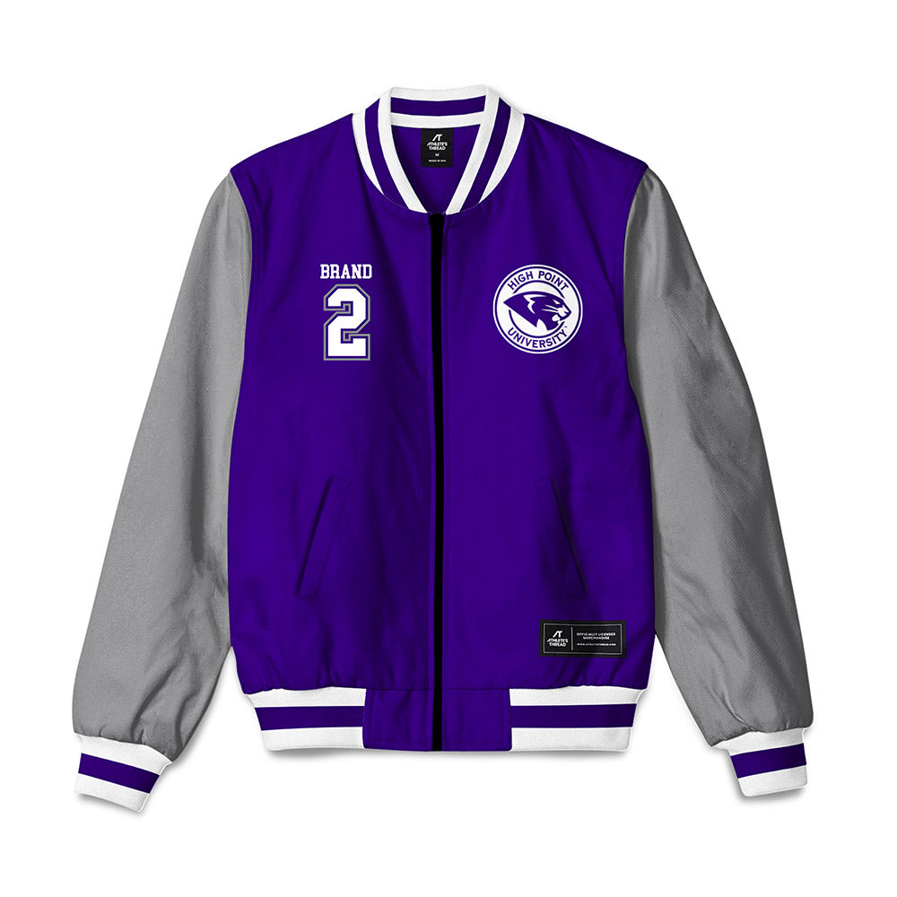 High Point - NCAA Women's Basketball : Cheyenne Brand - Bomber Jacket-0
