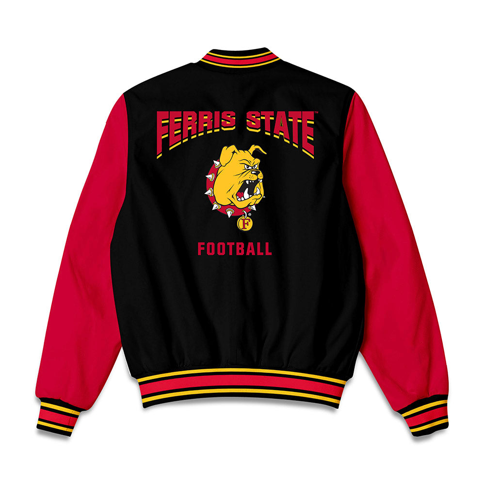 Ferris State - NCAA Football : Lawrence Hattar - Bomber Jacket