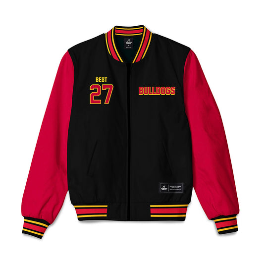 Ferris State - NCAA Men's Ice Hockey : Gavin Best - Bomber Jacket-0