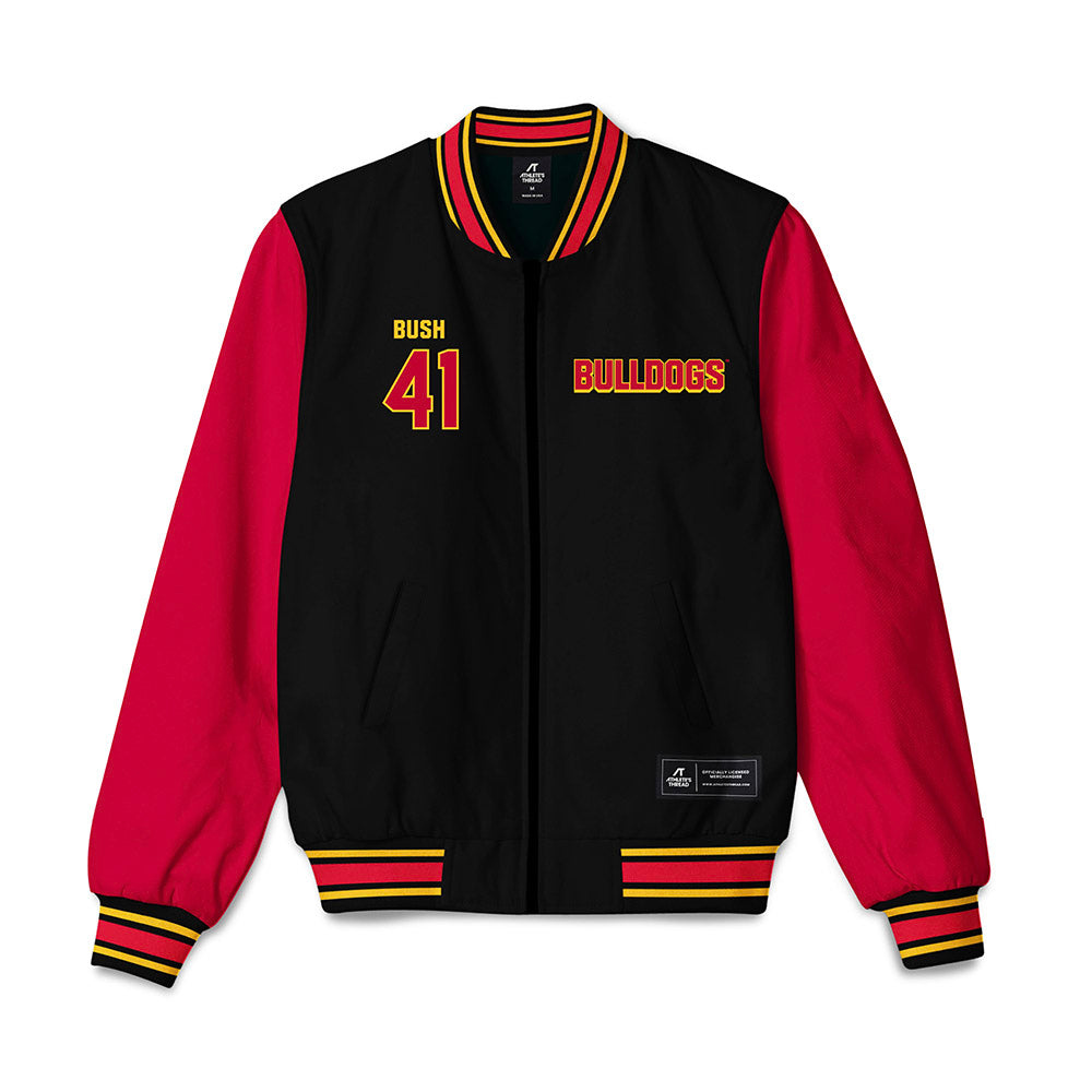 Ferris State - NCAA Football : Michael Bush - Bomber Jacket-0