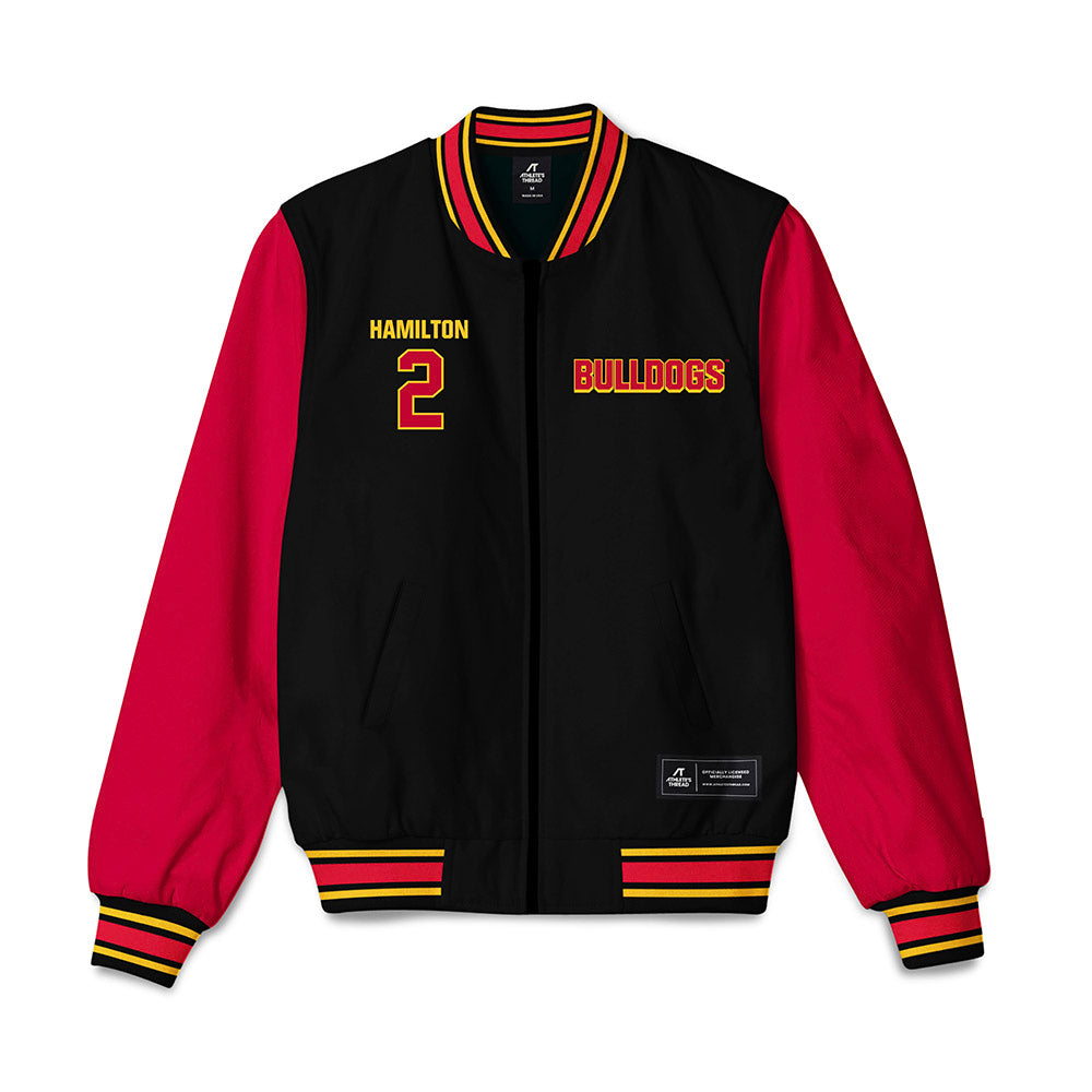Ferris State - NCAA Men's Basketball : Tyler Hamilton - Bomber Jacket-0