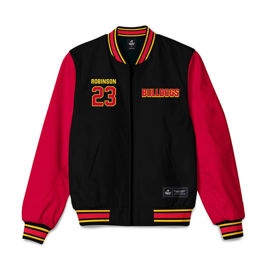Ferris State - NCAA Football : James Robinson - Bomber Jacket-0