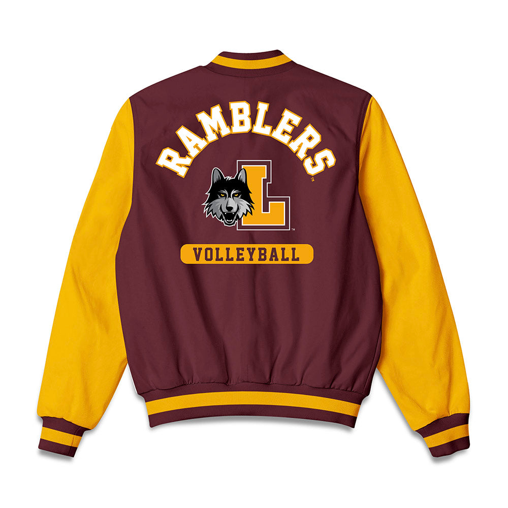 Loyola - NCAA Women's Volleyball : Avary DeBlieck - Bomber Jacket-1