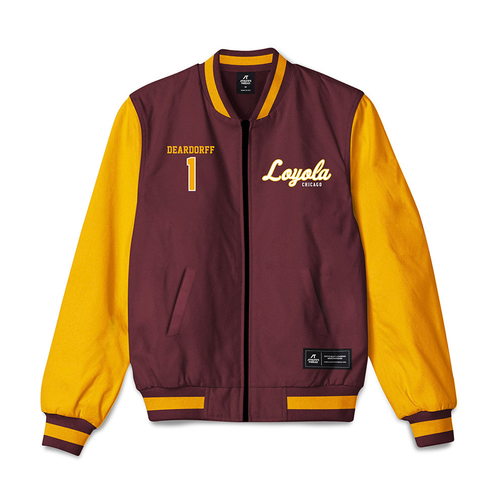 Loyola - NCAA Women's Soccer : Allison Deardorff - Bomber Jacket-0