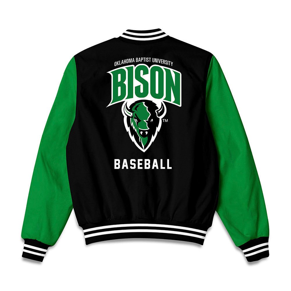 OKBU - NCAA Baseball : Quinn Johnson - Bomber Jacket-1