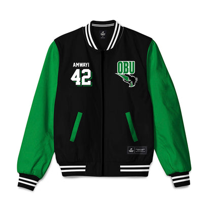OKBU - NCAA Football : Bradley Amwayi - Bomber Jacket-0