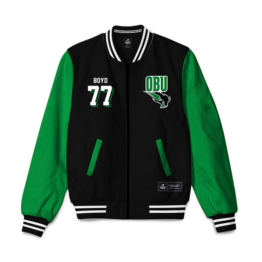OKBU - NCAA Football : Carter Boyd - Bomber Jacket-0