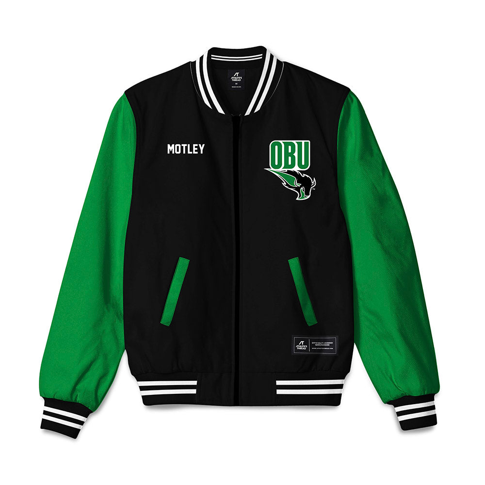 OKBU - NCAA Men's Track & Field : Maddox Motley - Bomber Jacket-0