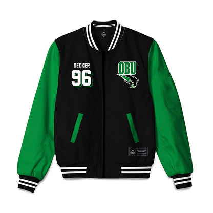 OKBU - NCAA Football : Trace Decker - Bomber Jacket