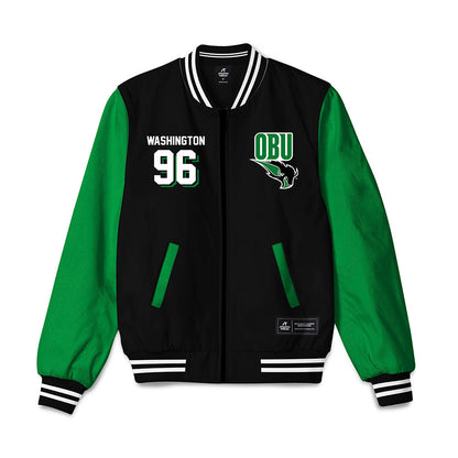 OKBU - NCAA Football : Noah Washington - Bomber Jacket-0