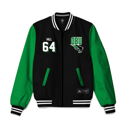 OKBU - NCAA Football : Graham Hill - Bomber Jacket-0