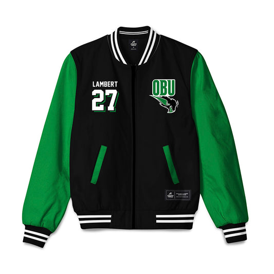 OKBU - NCAA Football : Edric Lambert - Bomber Jacket