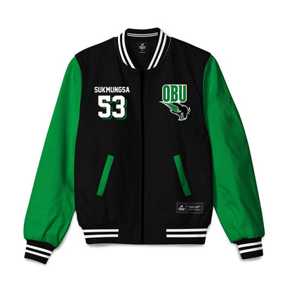 OKBU - NCAA Football : Andrew Sukmungsa - Bomber Jacket-0